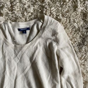 Cream Old Navy Sweater